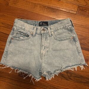 GAP Women's Faded Blue Jean Shorts